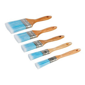 Silverline Synthetic Brush Set 5pce 282408 Paint Brushes 19, 25, 40, 50 and 75mm
