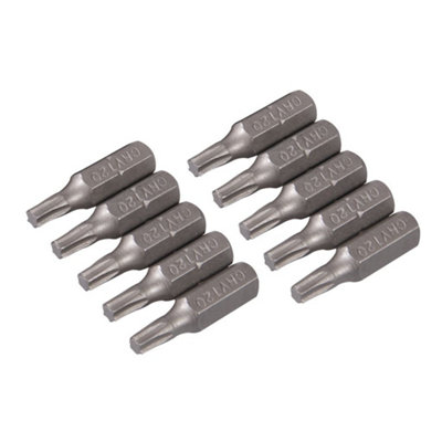 Silverline T20 Cr-V Screwdriver Bits 10pk - T20