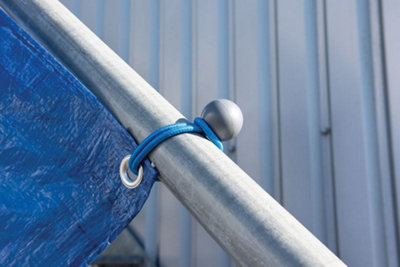 Silverline - Tarpaulin Ball Bungees 10pk - 175mm