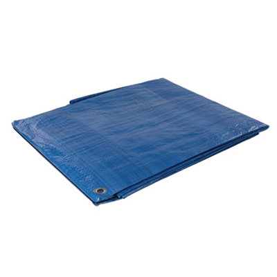 Silverline - Tarpaulin - Cut 1.8 x 2.4m / Actual 1.7 x 2.3m