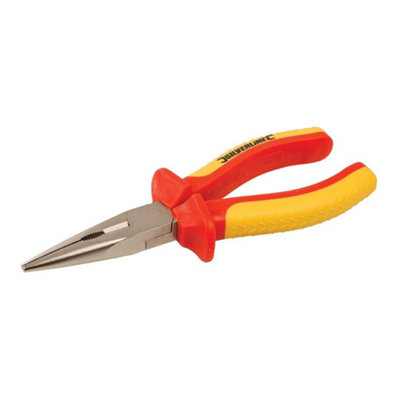 Silverline - VDE Expert Long Nose Pliers - 160mm