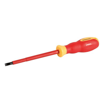 Silverline VDE Soft-Grip Electricians Screwdriver Slotted