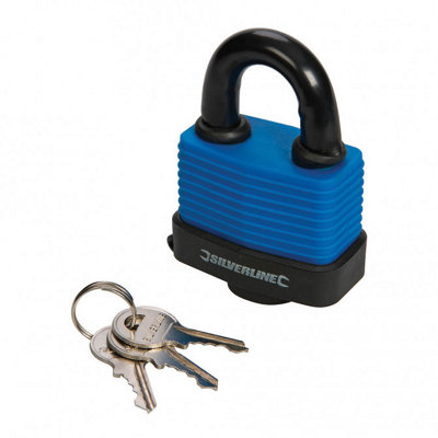 Silverline Weather-Resistant Padlock - 60mm