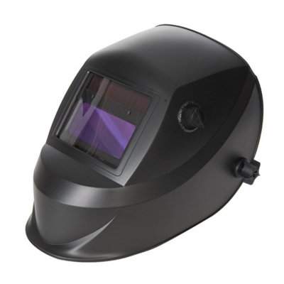 Silverline Welding Helmet Auto Darkening Variable & Grinding - DIN 4/9-13EW & Grinding