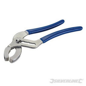Silverline - Wide Jaw Plumbing Pliers - Length 250mm - Jaw 85mm
