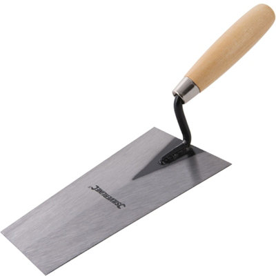 Silverline Wooden Handle 180mm Bucket Bricklaying Trowel Cement Brick 7" - 3