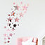 SilverStars Mirror Art - 34pcs Mirror Stickers Nursery Home Decoration Gift Ideas 34 pieces