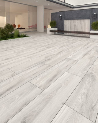Silverwood Grey 300x1200x20mm Wood Effect Outdoor Porcelain Paving. Pack of 60 with coverage of 21.6 sqr mtrs