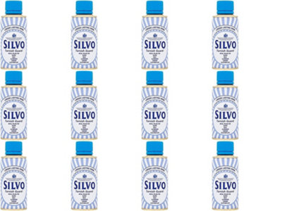Silvo Tarnish Guard Liquid, Metal Polish, 175 ml (Pack of 12)