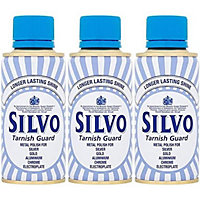 Silvo Tarnish Guard Liquid, Metal Polish, 175 ml (Pack of 3)