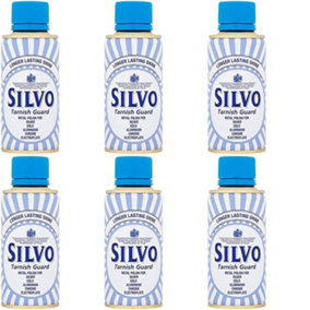 Silvo Tarnish Guard Liquid, Metal Polish, 175 ml (Pack of 6)