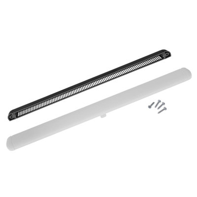 Simon Framevent Trickle Vent - 3180EA (400mm), Anthracite Grey / White (Inside)