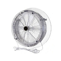 Simon Vent-A-Matic Cord Operated Window Fan 162mm Model DGS106 for DBL Glazed Windows