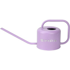 simpa 1.1L Matt Lilac Watering Can with Long Easy Pour Spout