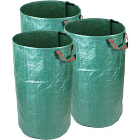 simpa 120L Heavy Duty Double Stitched Garden Bags 76cm x 45cm - Pack of 3