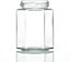 simpa 12PC Glass Preserve Jars with Airtight RED Gingham Screw Top Lids - 280ml