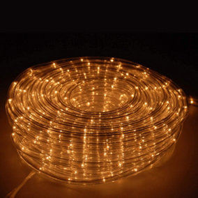 simpa 20m Warm White Multifunctional Clear Rope Lights