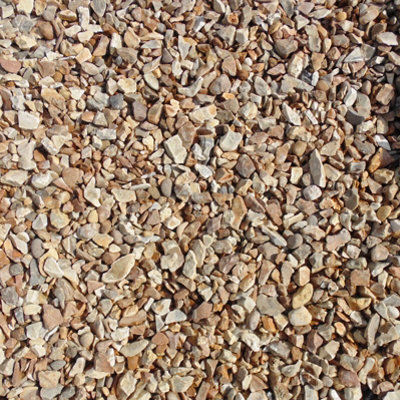 Simpa 20mm Golden Flint Chippings Bag 20kg Diy At Bandq