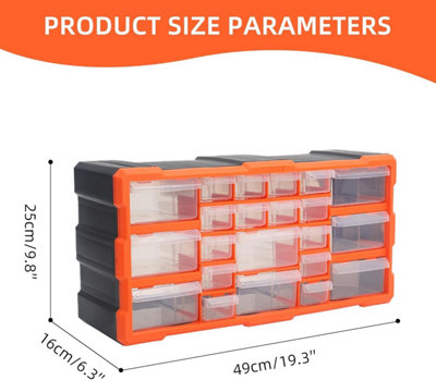 simpa 22 Multi Drawers Tool Bit Storage Organiser.