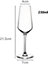 simpa 230ml Crystallin Glass Champagne Flutes 12PC Set