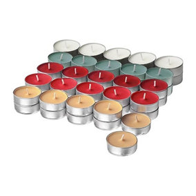 simpa 250PC Tealight Candle Assortment Up to 3hrs Burn time