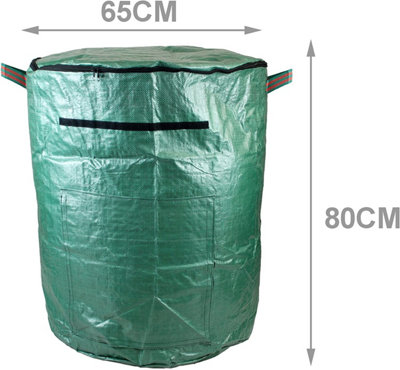 simpa 265L Heavy Duty Double Stitched Compost Bag - 80cm x 65cm - 4