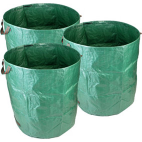 simpa 272L Heavy Duty Double Stitched Garden Bags 76cm x 67cm - Pack of 3