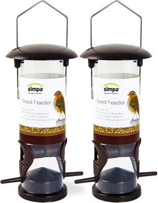 simpa 2PC Classic Hanging Wild Bird Seed Feeder