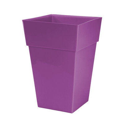 simpa 2PC Moda Milano 28L Aubergine Plastic Planters.
