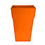 simpa 2PC Moda Milano 28L Orange Plastic Planters.