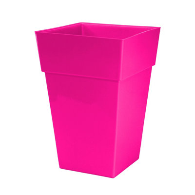 simpa 2PC Moda Milano 28L Pink Plastic Planters.