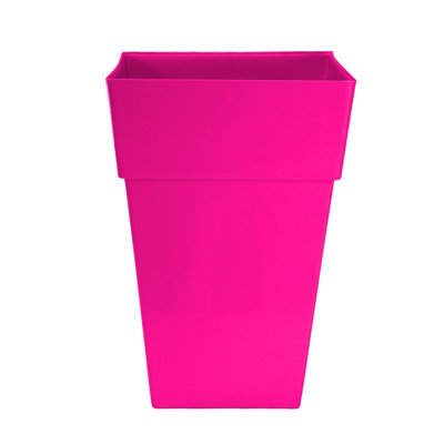 simpa 2PC Moda Milano 28L Pink Plastic Planters. - 3