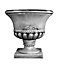 simpa 2PC Pompeii Grey Short Plastic Urn Planter & Base 41.5cm (Dia).