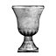 simpa 2PC Pompeii Grey Tall Plastic Urn Planter & Base 40cm (Dia).