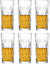 simpa 330ml Old Fashion Style Textured Design Hi-ball Drinking Glasses, Set of 6