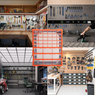 simpa 39 Multi Drawers Tool Bit Storage Organiser.