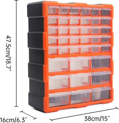 simpa 39 Multi Drawers Tool Bit Storage Organiser.