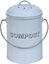 simpa 3L White Compost Food Waste Recycling Bin Caddy