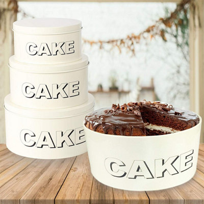 Cream cake tin best sale