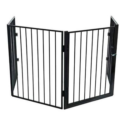 simpa 4 Panel Safety Gate Nursery Guard Fire Guard 76cm (H) x 240cm (W ...