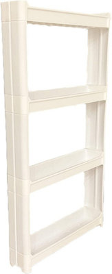 Narrow depth shelving clearance unit