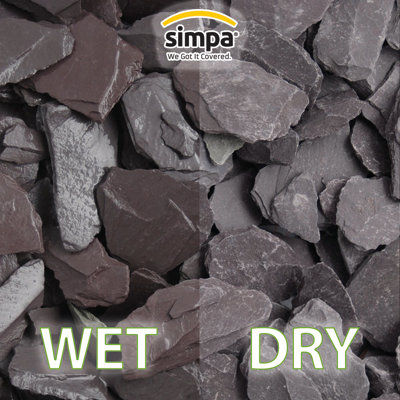 simpa 40mm Blue Slate Aggregate Bag 20kg