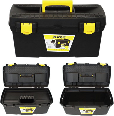 simpa 4PC Toolbox Organiser Set: 26", 19", 16" Toolbox & Tool Caddy.