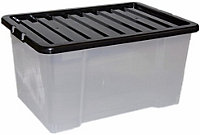 simpa 50L Plastic Storage Boxes - Set of 5