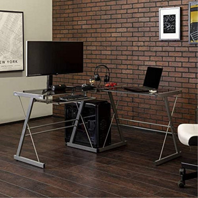 Modern metal deals computer desk