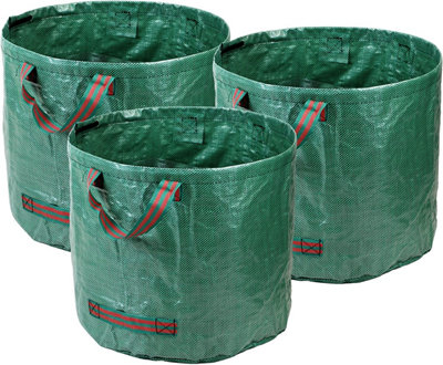 simpa 60L Heavy Duty Double Stitched Garden Bags - 38cm x 45cm - Pack ...