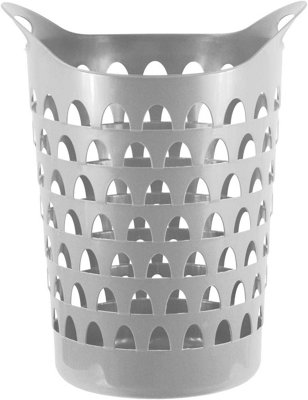 laundry basket plastic tall