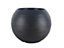 simpa Black Sphere Globe Plastic Planter 35cm (Dia)