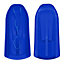 simpa Blue Plastic Snow Bullet Speedstar Snow Sledge Toboggan - Set of 2