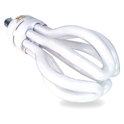 Simpa Bright White Energy Saver Spiral CFL Light Bulb 105W 4U B22